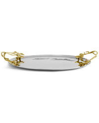 Michael Aram Laurel Gold Oval Tray
