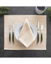 French Home Set Of 4 Striped Napkins
