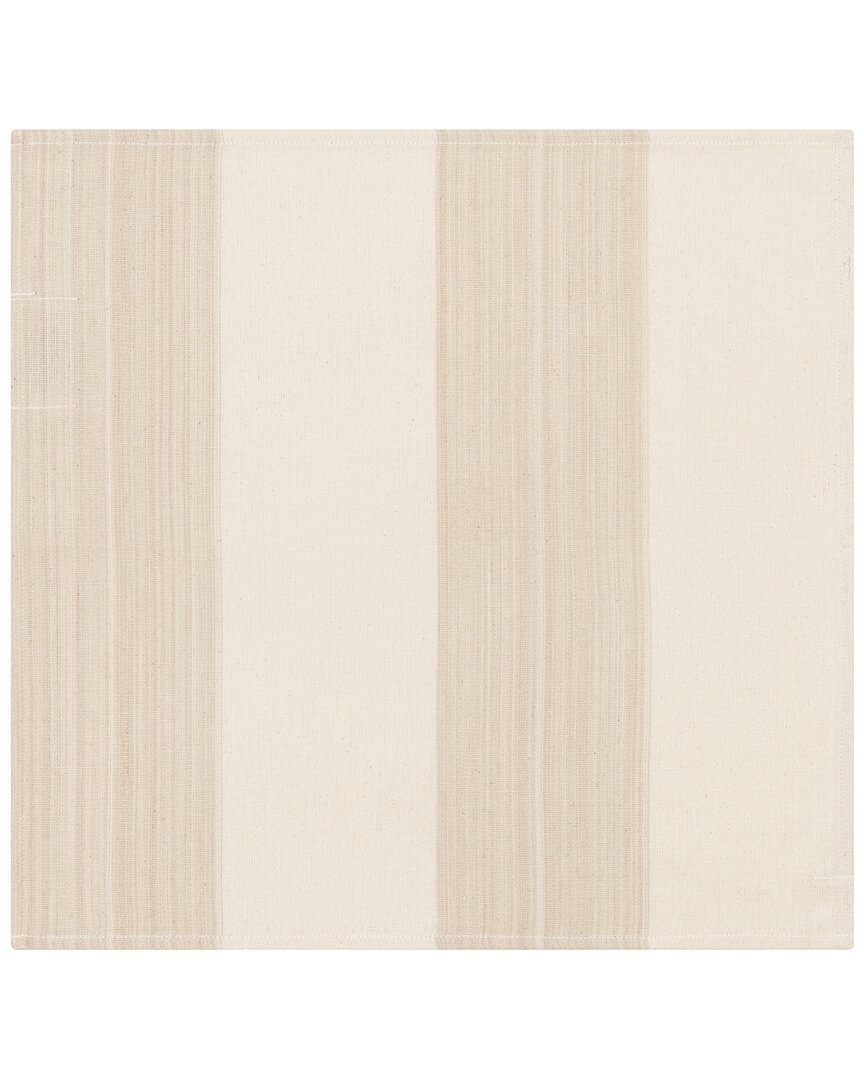 French Home Set Of 4 Striped Napkins