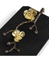 Michael Aram Gold Orchid Towel Holder