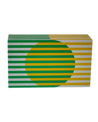 Jonathan Adler Copenhagen Medium Lacquer Box Yellow