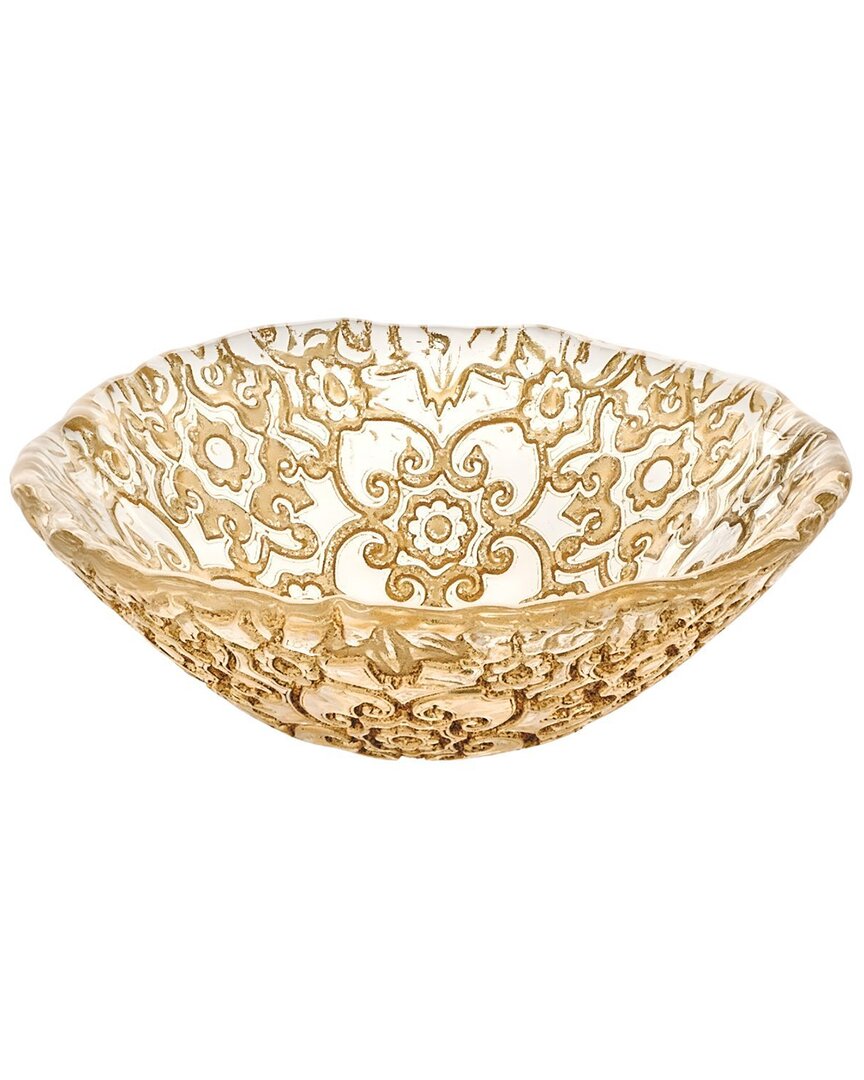 Ivv Arabesque Gold Leaf Bowl