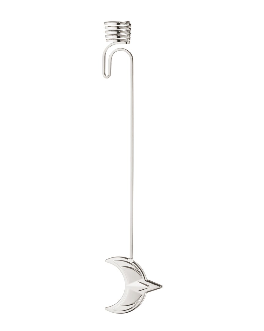 Georg Jensen Hand Polished Palladium-Plated Moon Candleholder