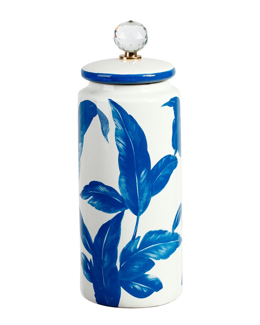 Mark Roberts 14In Floral Jar With Lid