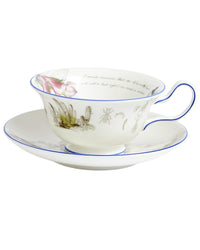 Wedgwood 3Pc Darwin Voyage Of The Beagle Chile Teacup, Saucer & Plate Set