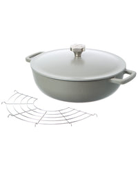 Zakarian By Dash 4.5Qt Nonstick Cast Iron Braiser