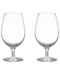Orrefors Merlot Beer Iced Beverage Glass 2-Pack