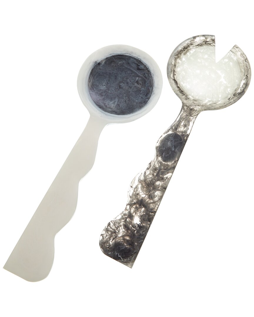 Jonathan Adler Como Ripple Salad Servers