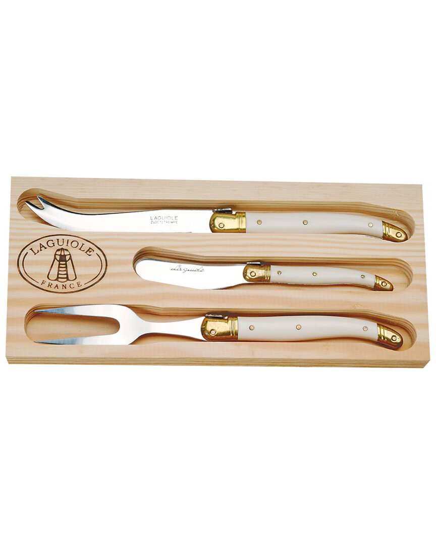 Jean Dubost Laguiole 3Pc Cheese Set