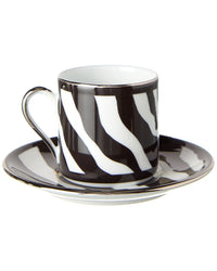 Dolce & Gabbana Coffee Cup & Saucer Set Multi