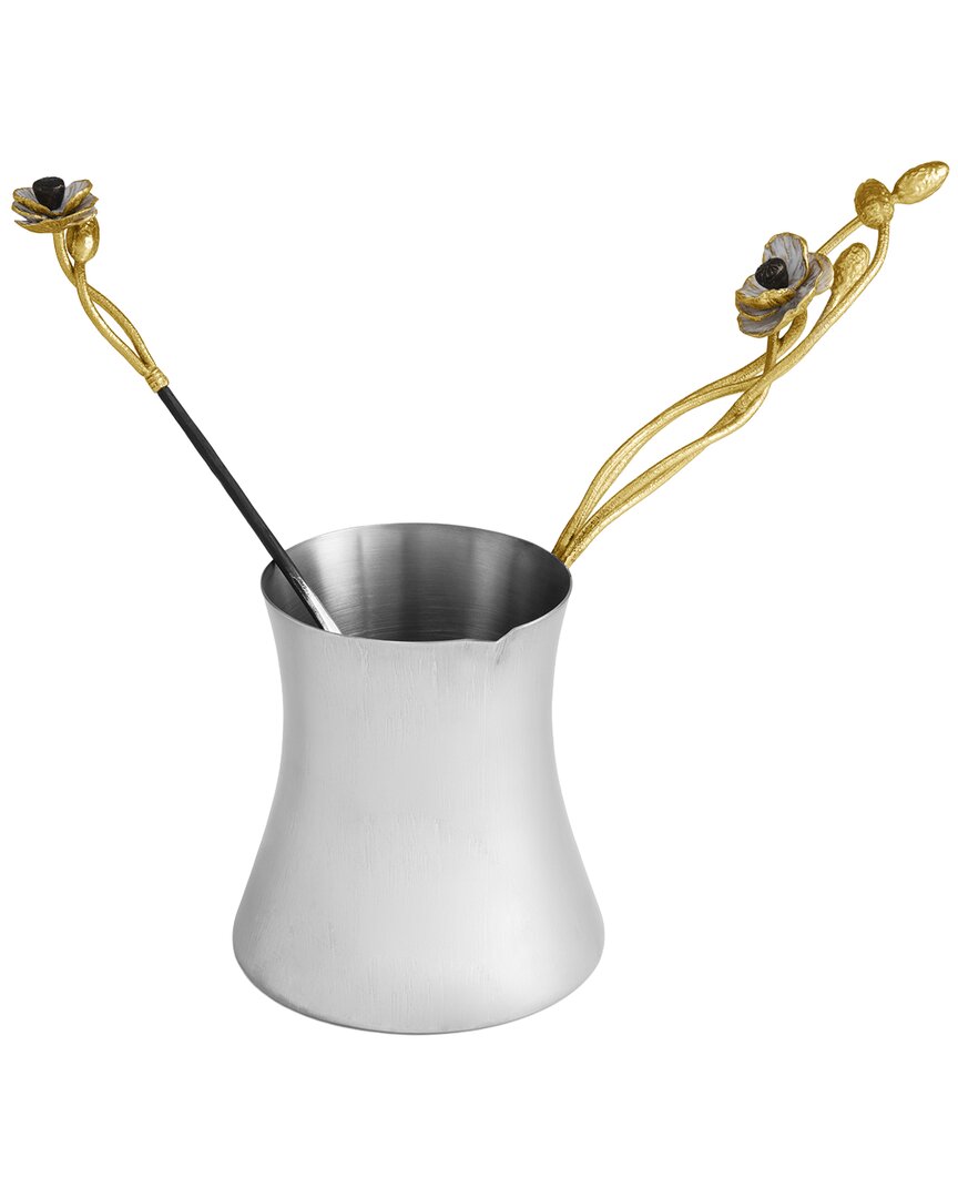 Michael Aram Michael Aram Anemone Large Coffee Pot & Spoon