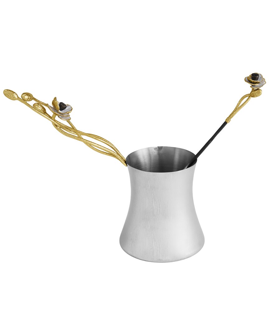 Michael Aram Michael Aram Anemone Large Coffee Pot & Spoon
