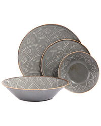 Porland Porland Christina 4Pc Place Setting With Serving Bowl