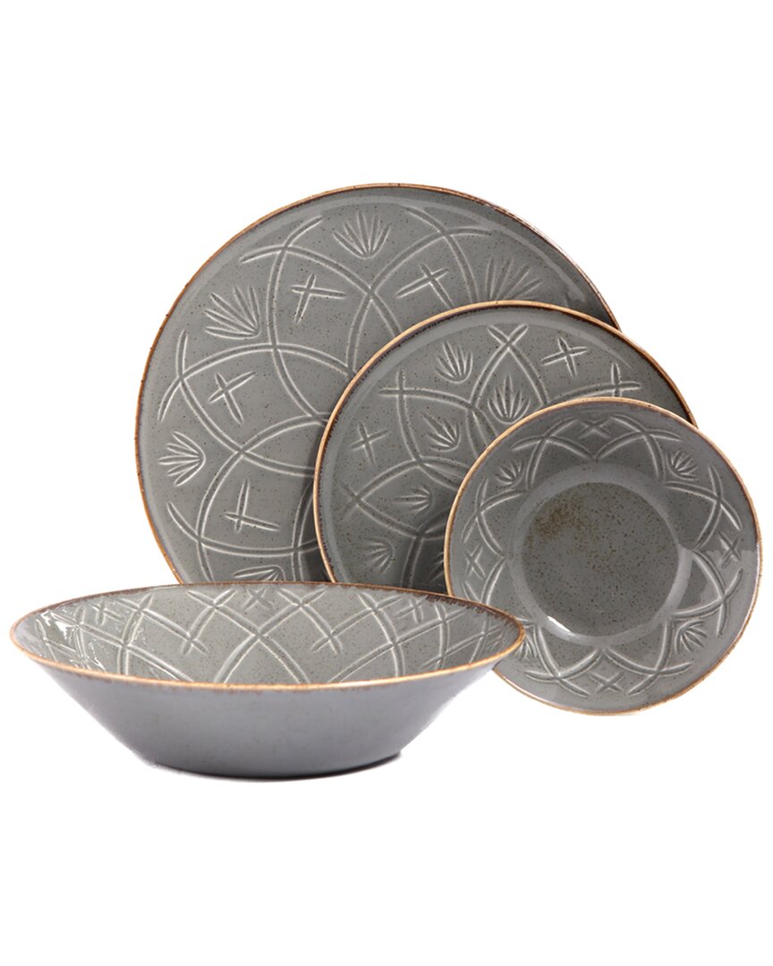 Porland Porland Christina 4Pc Place Setting With Serving Bowl