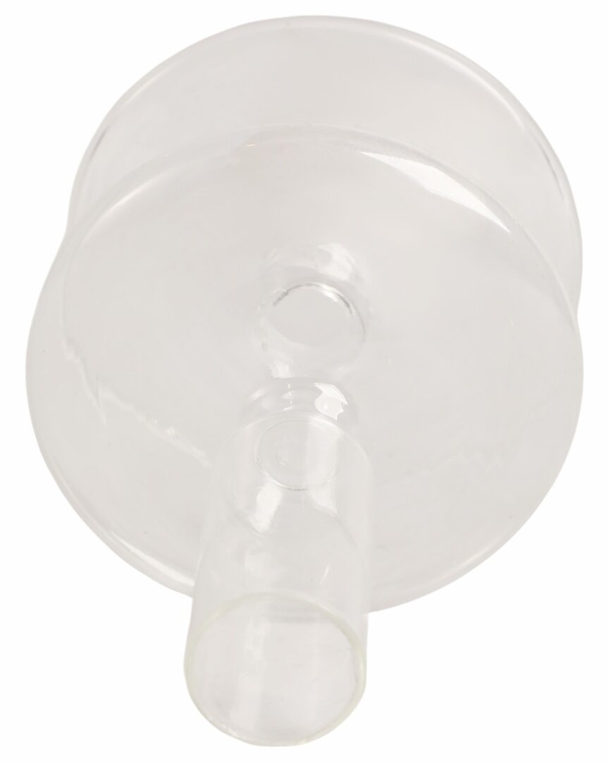 Sagebrook Home 5In Vintage Glass Taper Candle Holder