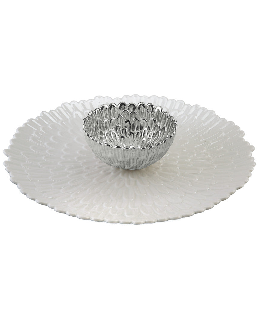 Michael Aram Chrysanthemum Chip & Dip