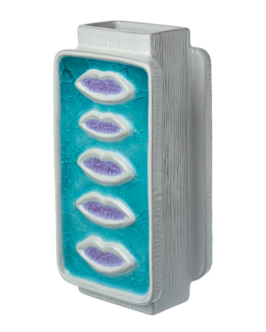 Jonathan Adler Glass Menagerie Lips Vase