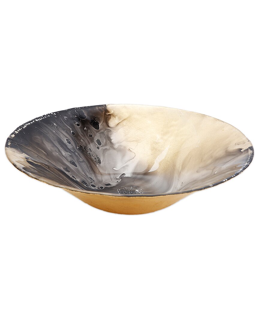 Alice Pazkus Alice Pazkus 11.75In Marbleized Salad Bowl