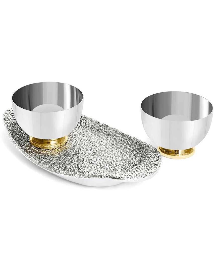 Michael Aram Shagreen Double Dish With Tray