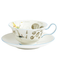 Wedgwood 3Pc Darwin Voyage Of The Beagle Patagonia Teacup, Saucer, & Plate Set