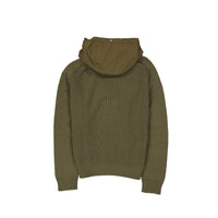 Herno Long-Sleeved Hooded Knitted Jumper Men
