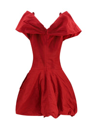 MAGDA BUTRYM Magda Butrym Women Draped Shawl-Collar Midi Dress