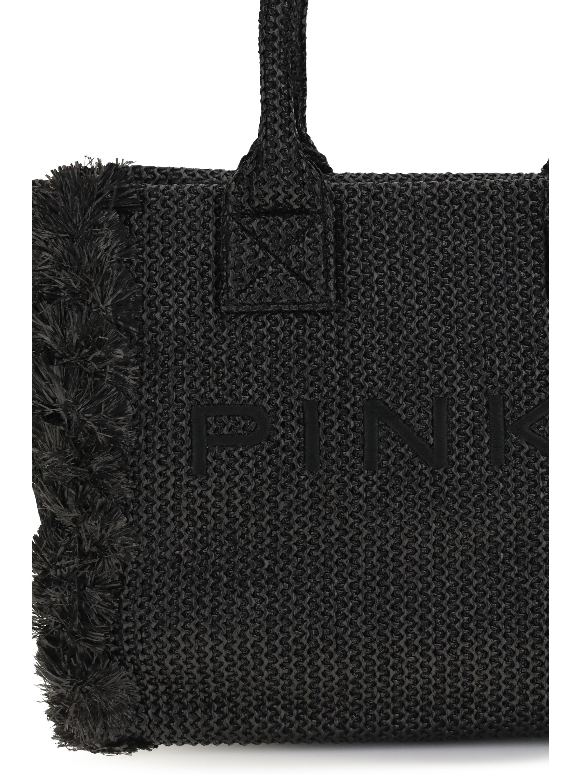 PINKO Pinko Women Medium Beach Rafia Tote Bag