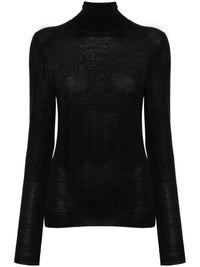 SAINT LAURENT Saint Laurent Women Cassandre Wool Turtleneck Sweater