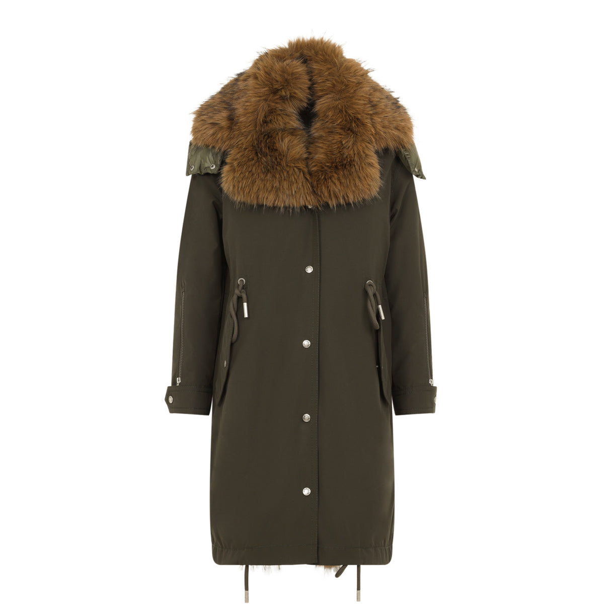 Moncler Halicte Long Parka Women