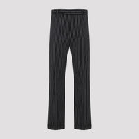 Tom Ford Striped Wool Chino Pants Women