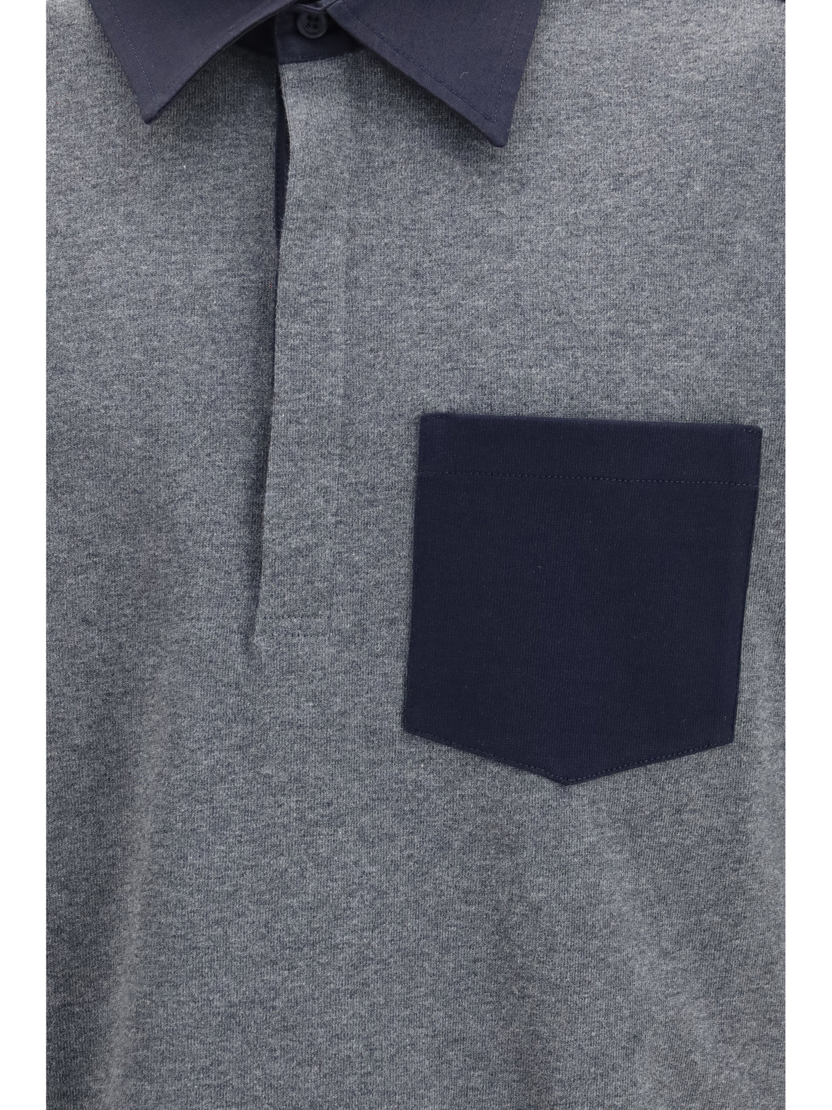 Thom Browne Men Oversized Colorblock Rugby Polo