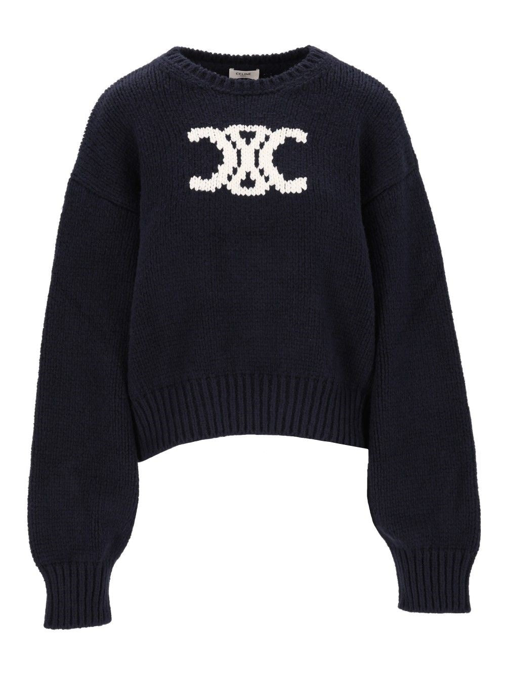 Celine Women Triomphe Jacquard Knit