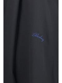 BURBERRY Burberry Women Silk Blouse With Embroidered Logo And Scarf Detail