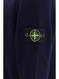 STONE ISLAND Stone Island Men Sweater Crewneck With Logo Patch On The Sleeve