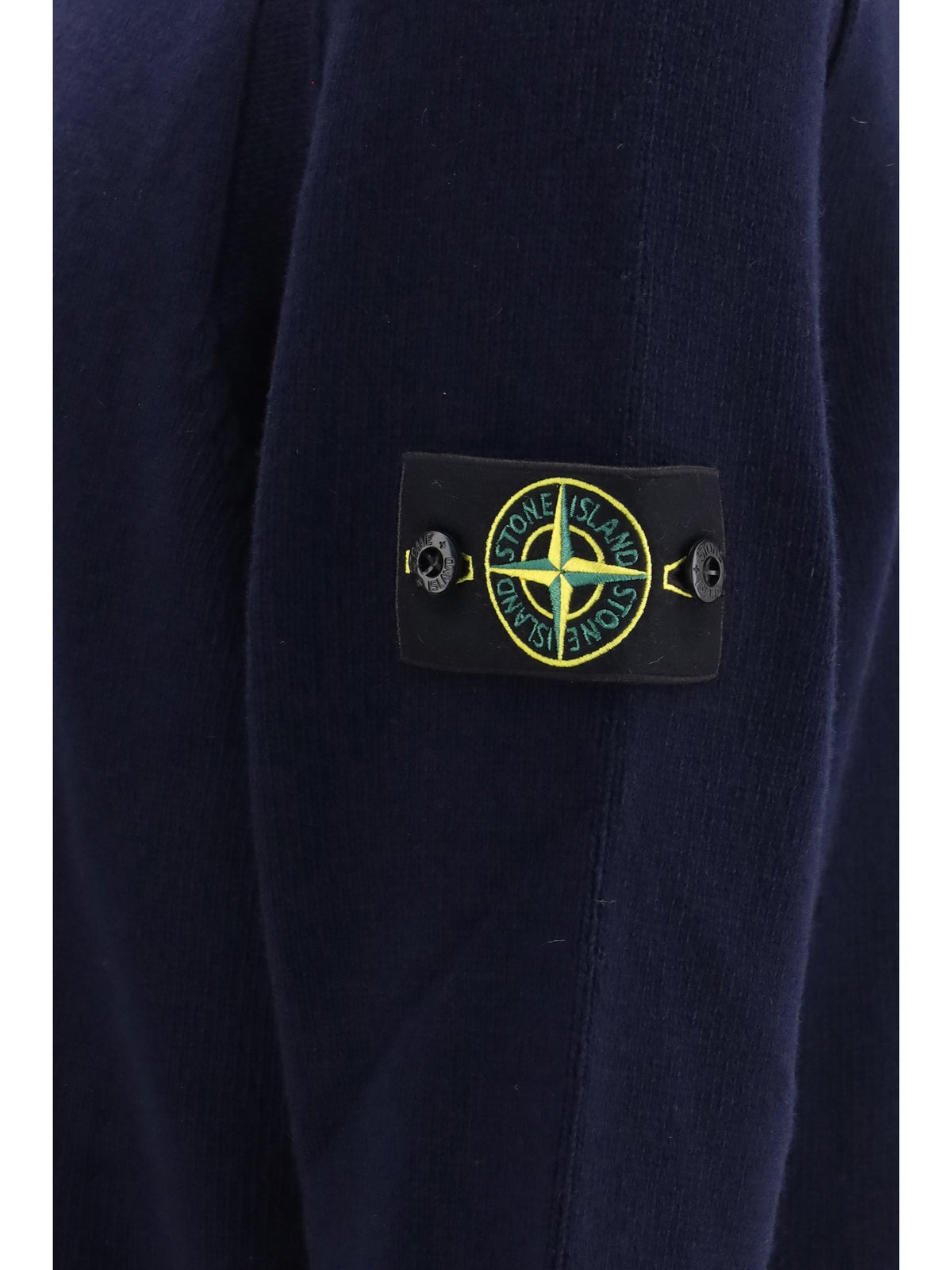 STONE ISLAND Stone Island Men Sweater Crewneck With Logo Patch On The Sleeve