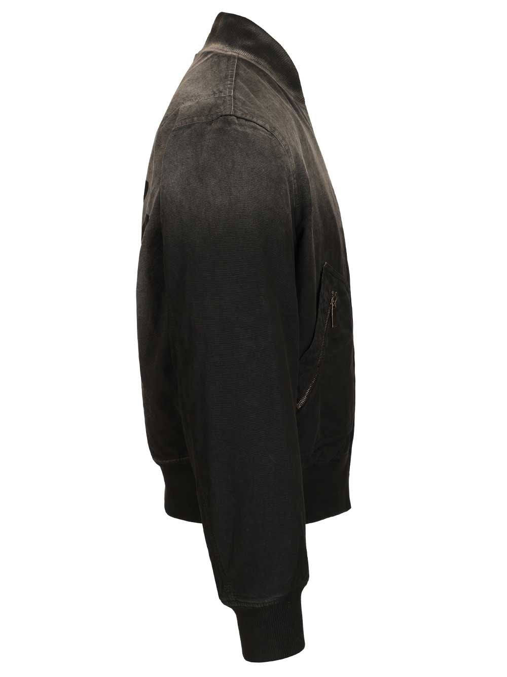 Off-White Men Owr Grad Cot Reg Bomber Black