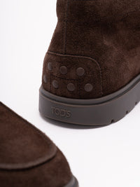 Tod's Tod's Men Ankle Boots In Suede Leather