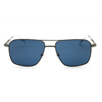 Montblanc Sunglasses Aviator Full Rim, Gunmetal Frame and Blue Lens MB0278S003