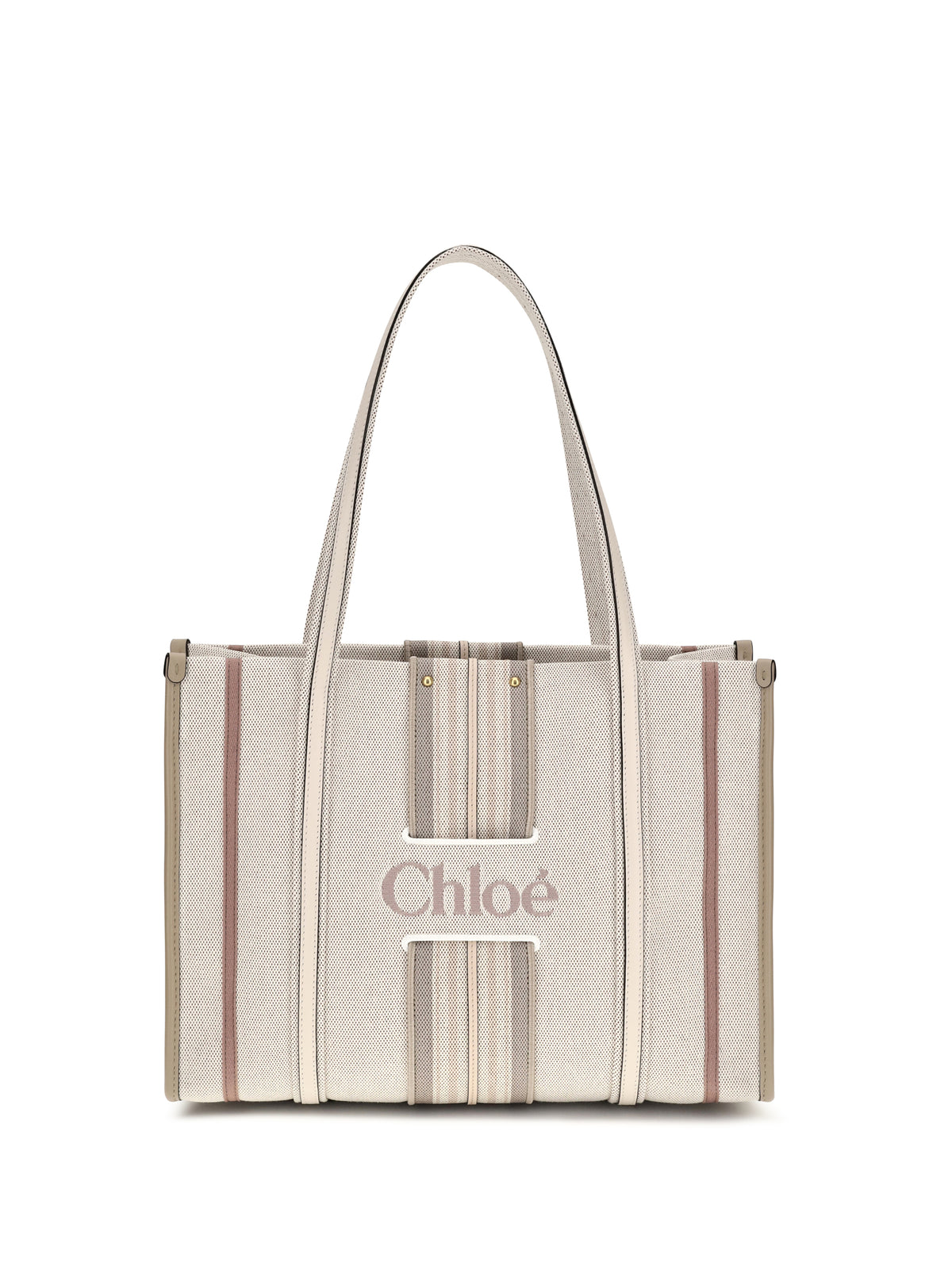 Chloé Women Woody Loop Canvas Tote Bag