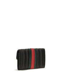 Gucci Women Marmont Web Gg Wallet