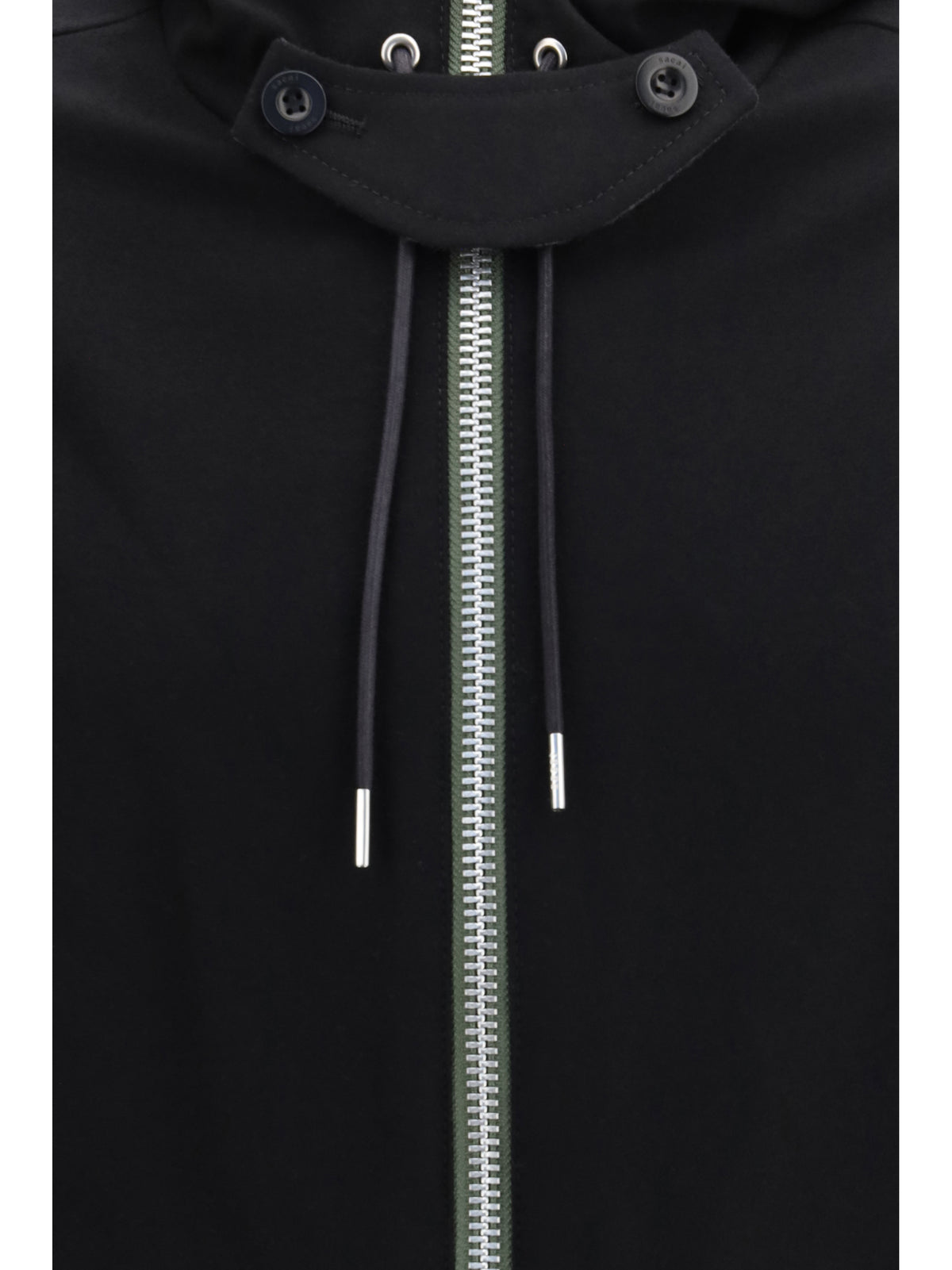 Sacai Men Hooded Flannel Jacket