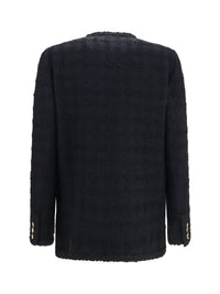 ALESSANDRA RICH Alessandra Rich Women Double-Breasted Checked Bouclé Tweed Jacket