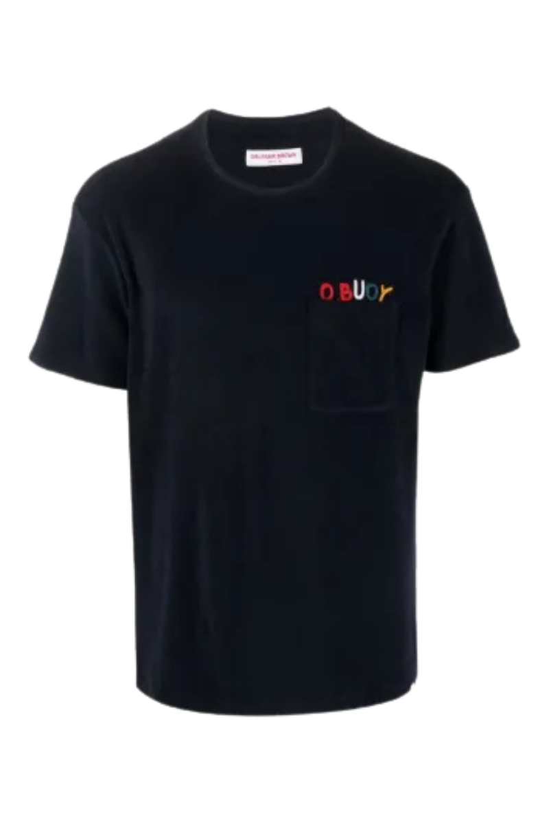 Orlebar Brown Ob Classic Towelling Tee O.buoy-277841-Night Iris