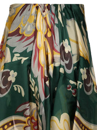 Etro Women Asymmetrical Midi Skirt