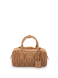 Miu Miu Women `Arcadie` Matelassé Nappa Leather Bag