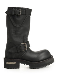 Balenciaga Women "Venom" Leather Boots