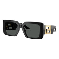 Versace Sunglasses Rectangle Full Rim, Dark Havana Frame and Brown Gradient Lens VE4505U108/13