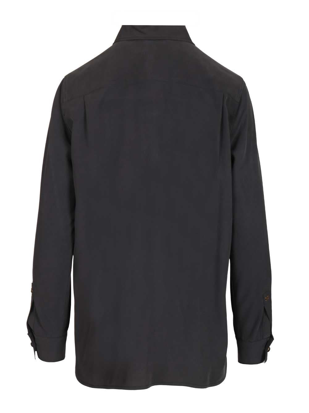 Max Mara Max Mara Women Siamese Shirt In Washed Silk