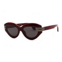 Palm Angels Sunglasses Cat Eye Full Rim, Red Frame and Dark Grey Lens PERI10FMIRACLE2507