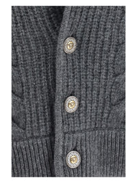 VERSACE Versace Men Knitted Button Cardigan